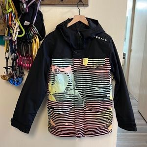 Mens Burton Covert Snowboard Jacket- Rare Instigator Design!